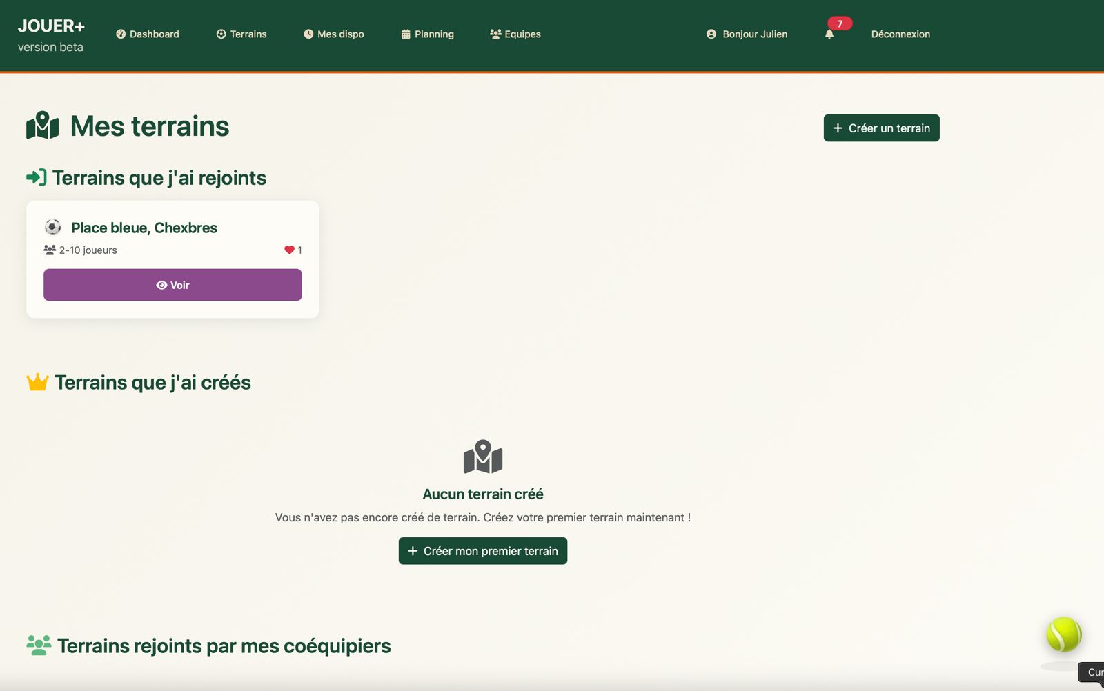 Gestion des Terrains